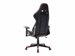 vidaxl Silla de gaming de cuero sintético negro y Rojo Online