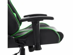 Silla de gaming de cuero sintético negro y^vidaxl Hot