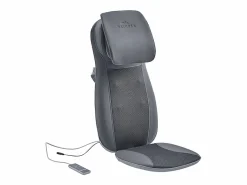 Silla de masaje de imitación de cuero - 3 modos e intensidades de masaje - Negro - APASIA^Vente-unique Outlet