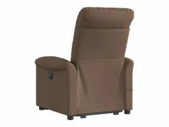 Sillón De Masaje|Silla de masaje reclinable de pie de tela marrón SHL7276