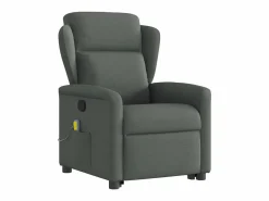Sillón De Masaje|Silla de masaje reclinable de pie de tela gris oscuro SHL8002