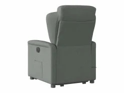 Sillón De Masaje|Silla de masaje reclinable de pie de tela gris oscuro SHL8002