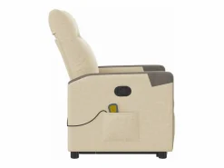 Silla de masaje reclinable de pie de tela color SHL9780^ Sale