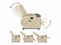 Silla de masaje reclinable de pie de tela color SHL9780^ Sale
