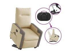 Silla de masaje reclinable de pie de tela color SHL9780^ Sale