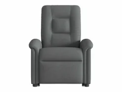 Silla de masaje reclinable de pie de tela gris oscuro SHL3439^ Clearance