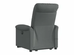 Silla de masaje reclinable de pie de tela gris oscuro SHL3439^ Clearance