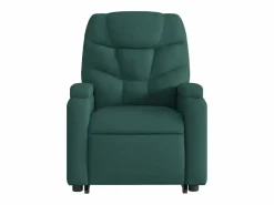 Sillón De Masaje|Silla de masaje reclinable de pie de tela verde oscura SHL2214