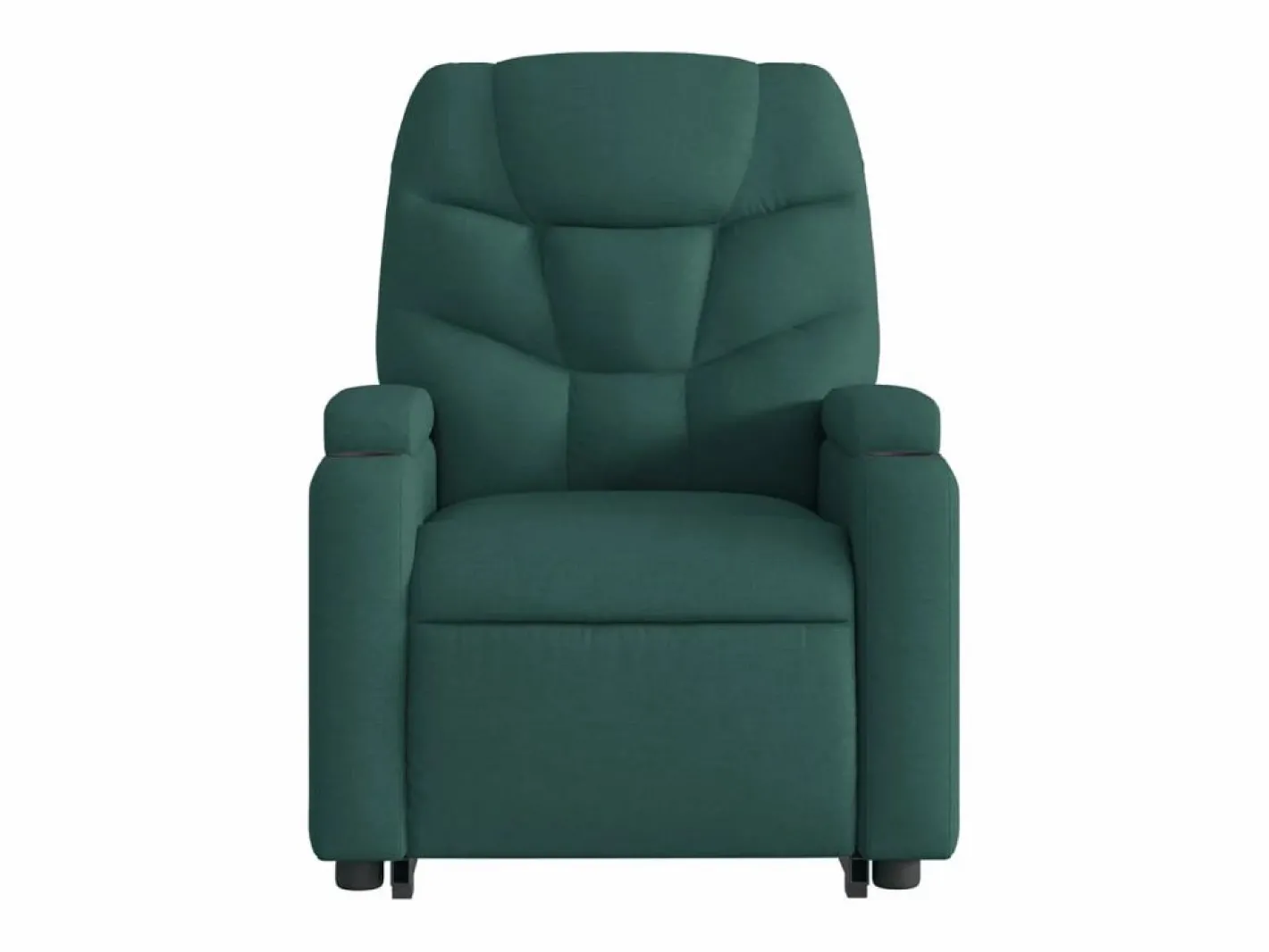 Sillón De Masaje|Silla de masaje reclinable de pie de tela verde oscura SHL2214