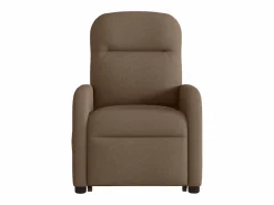 Silla de masaje reclinable de pie de tela marrón SHL8375 Marru00f3n Clearance