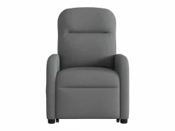 Silla de masaje reclinable de pie de tela gris oscuro SHL3194^ Clearance