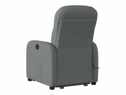 Silla de masaje reclinable de pie de tela gris oscuro SHL3194^ Clearance