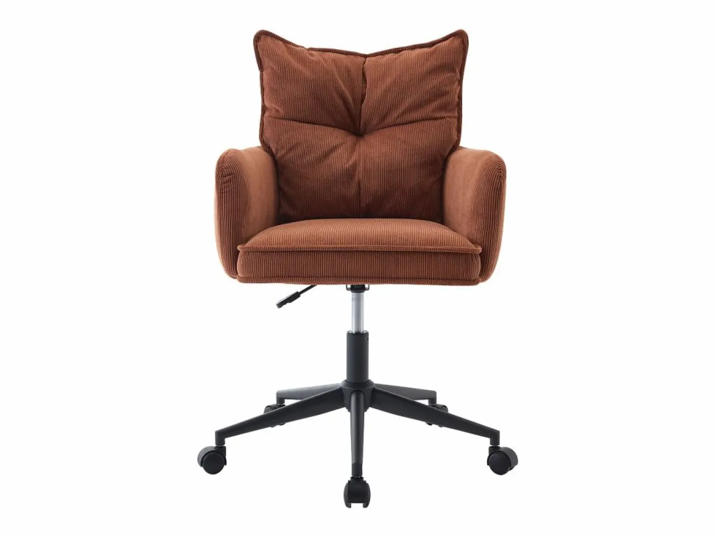 Silla de oficina ajustable de pana color y negro - BATARU de Pascal Morabito^Vente-unique Clearance