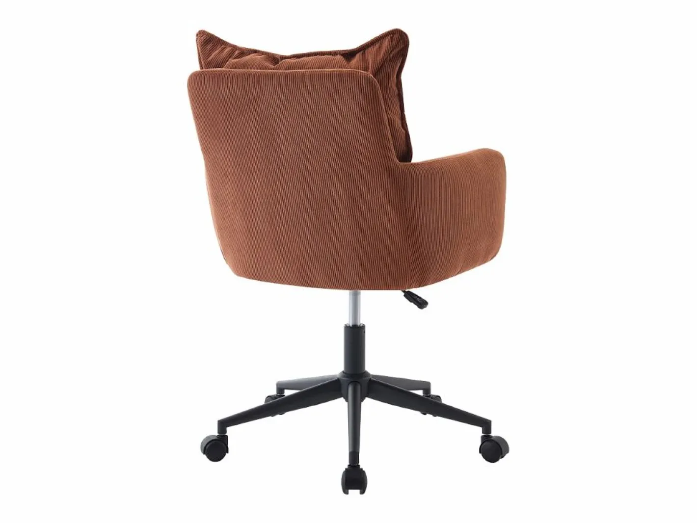 Silla de oficina ajustable de pana color y negro - BATARU de Pascal Morabito^Vente-unique Clearance