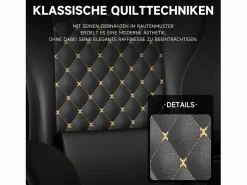 Hauss Spole Silla de oficina con masaje y reposapiés - Silla gaming de piel sintética - Gris Negro Discount