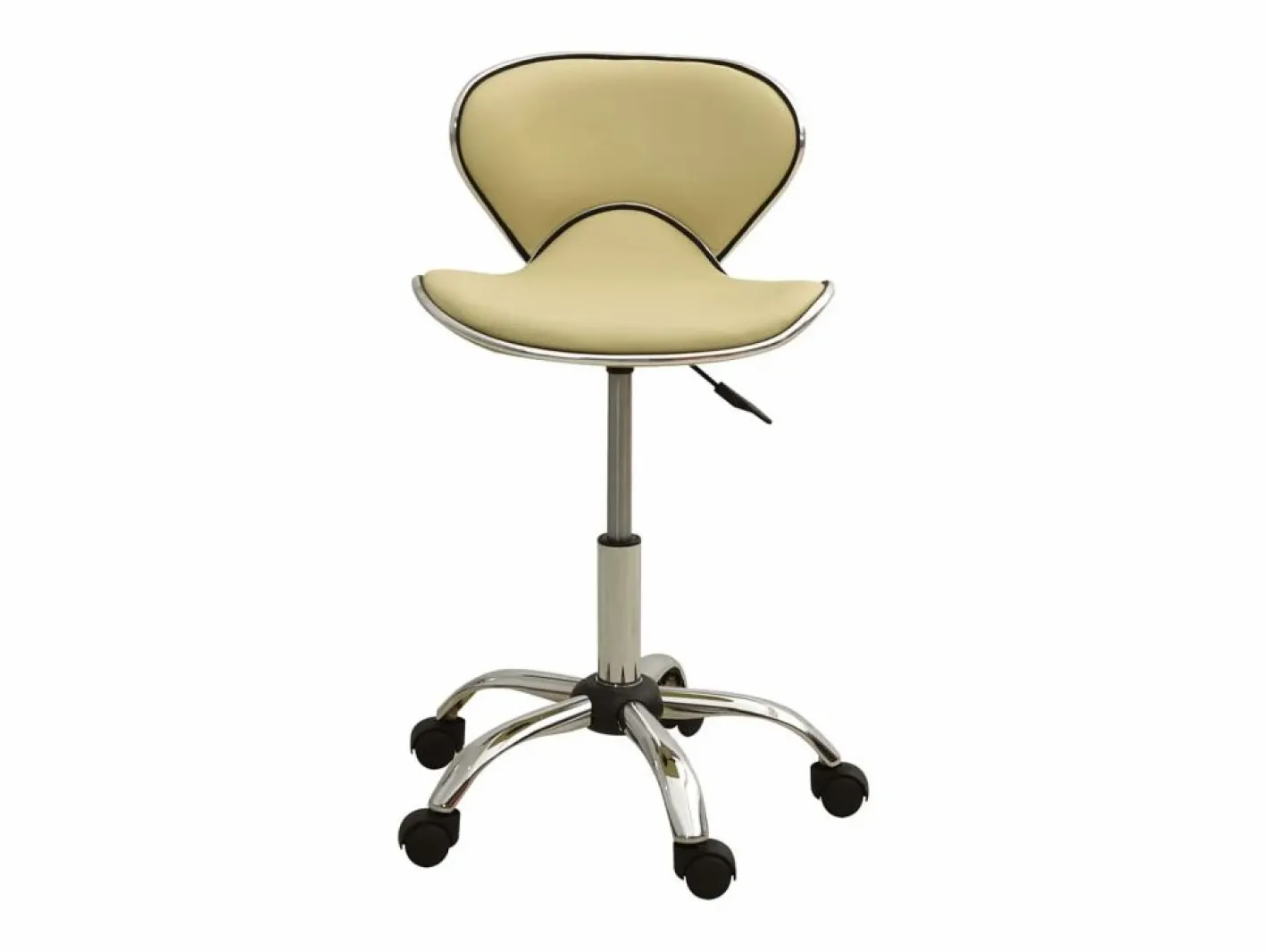 vidaxl Taburete De Oficina|Silla de oficina de cuero sintético