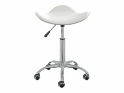 Clicnbuy Taburete De Oficina|Silla de oficina de cuero sintético