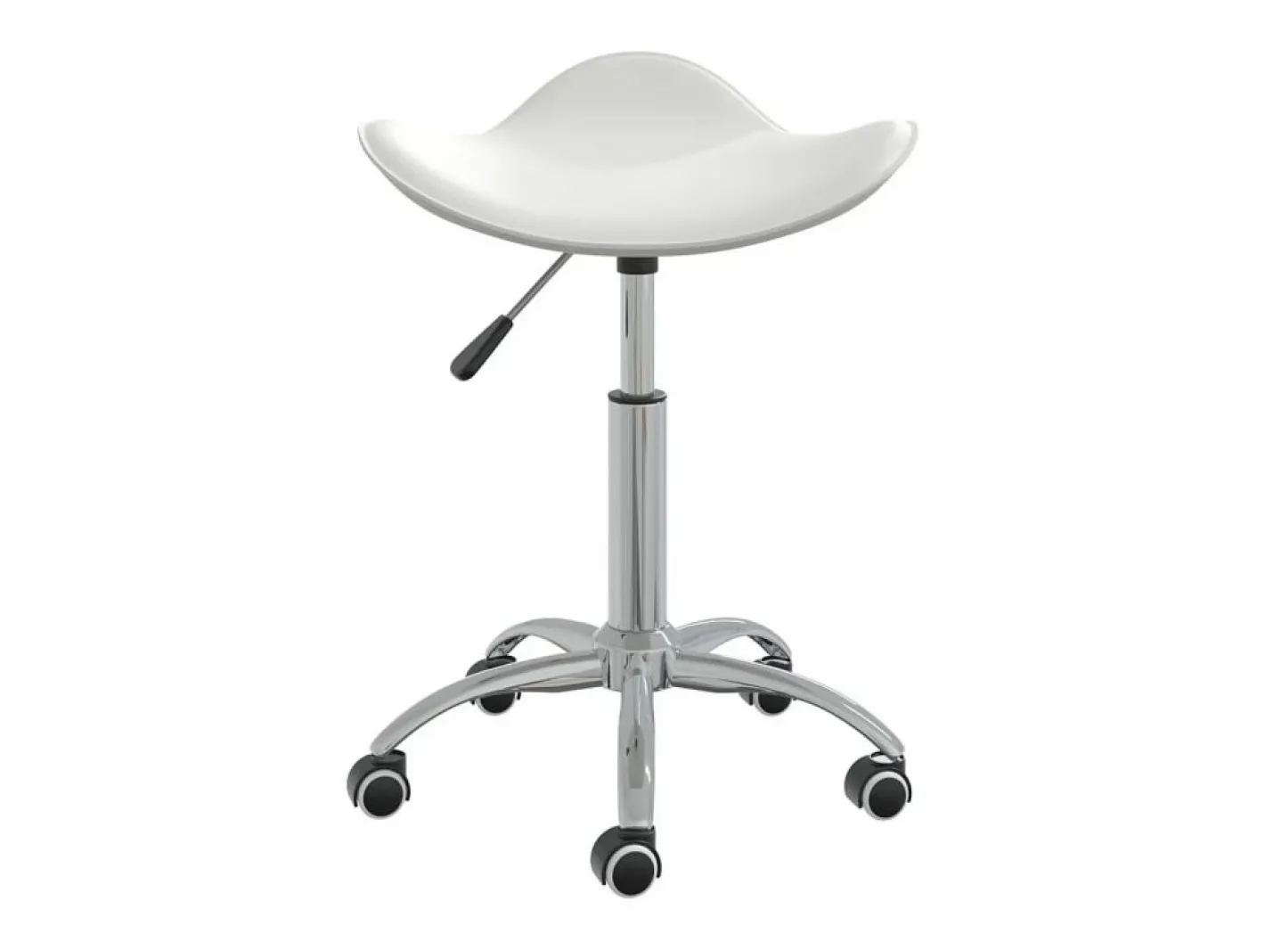 Clicnbuy Taburete De Oficina|Silla de oficina de cuero sintético