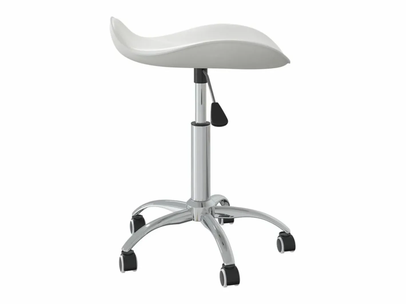 Clicnbuy Taburete De Oficina|Silla de oficina de cuero sintético