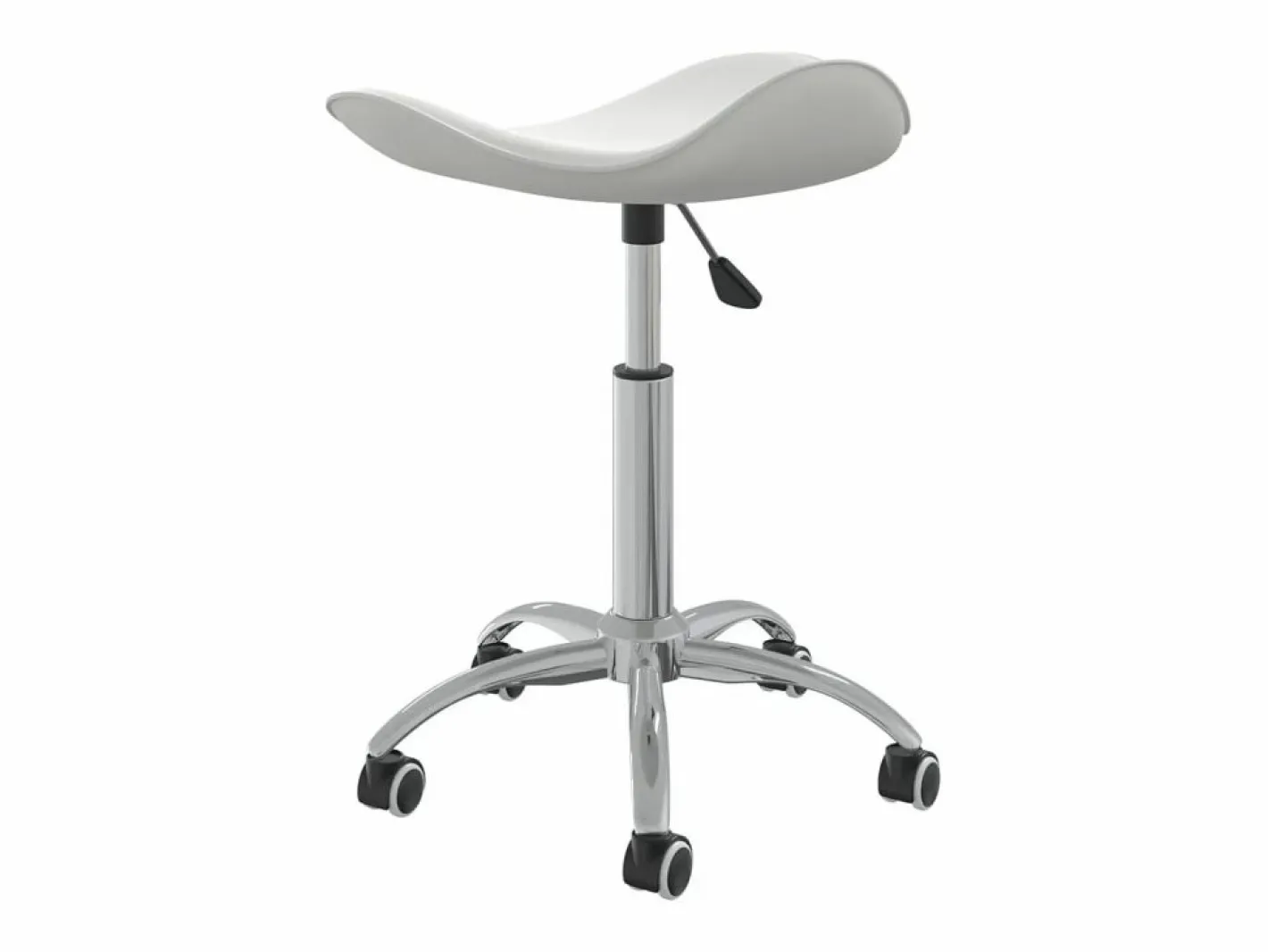 Clicnbuy Taburete De Oficina|Silla de oficina de cuero sintético