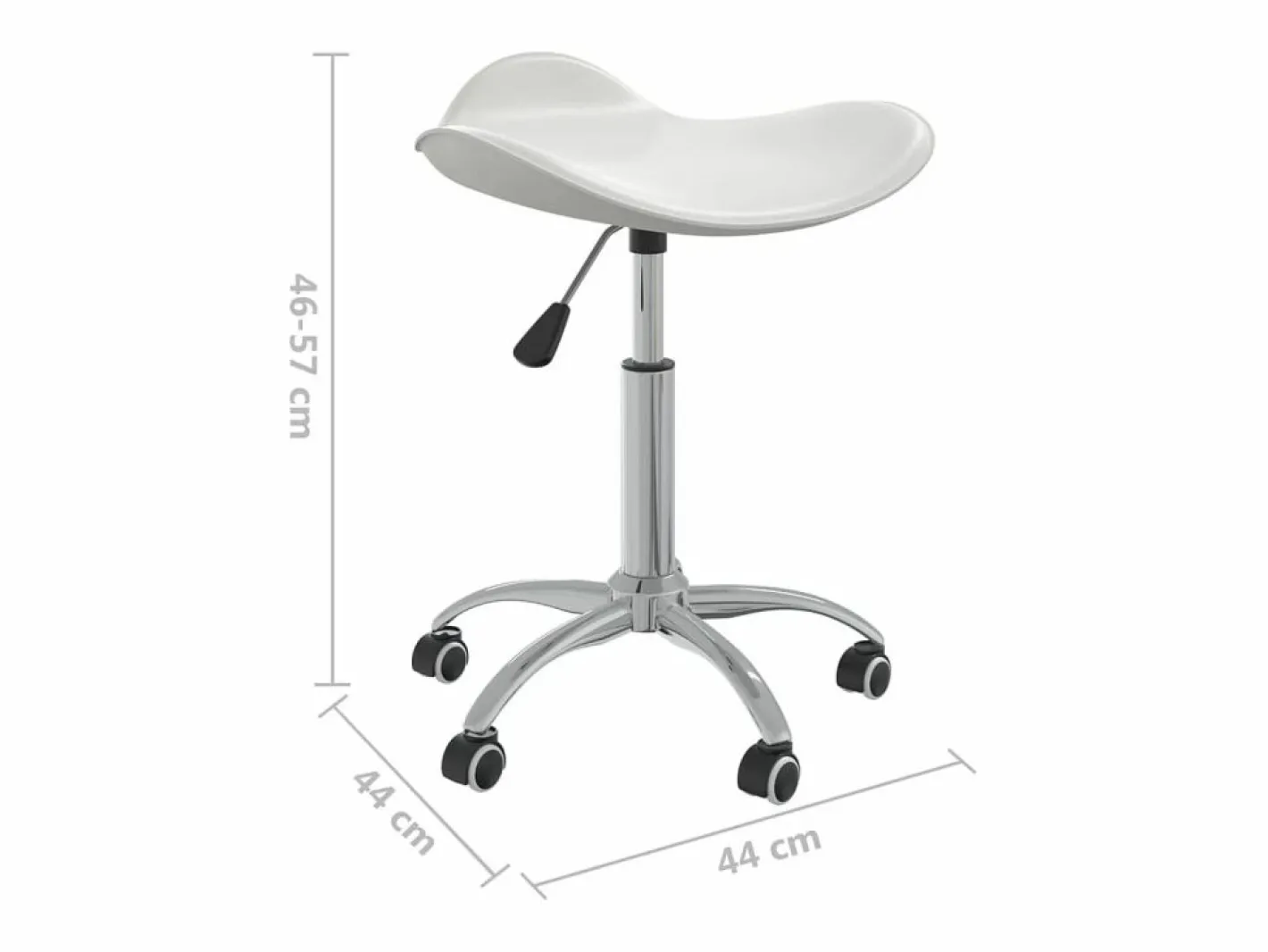 Clicnbuy Taburete De Oficina|Silla de oficina de cuero sintético