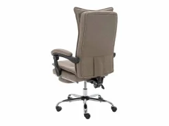 vidaxl Silla de oficina de masaje de tela gris taupé Topo Online