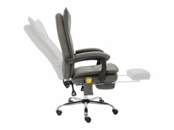 Silla de oficina de masaje de tela^vidaxl Best