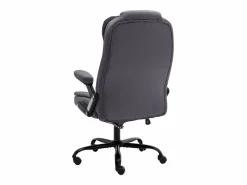 Silla de oficina de masaje terciopelo oscuro^vidaxl Sale