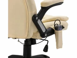 vidaxl Silla De Oficina|Silla de oficina de masaje de cuero sintético color