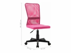 Clicnbuy Silla De Escritorio|Silla de oficina de tela de malla 44x52x100 cm