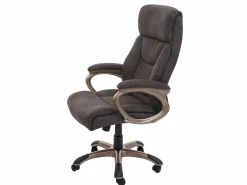 MCW Silla de oficina Denver, suede look gris oscuro Gris antracita Outlet