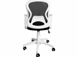 Kayelles Silla De Escritorio|Silla de oficina ergonómica, asiento de malla reclinable, soporte lumbar, altura ajustable, giratorio, ruedas suaves FEST