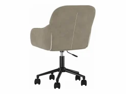 Silla de oficina giratoria de terciopelo claro ES602366^ Hot