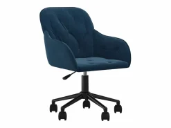 Silla de oficina giratoria terciopelo ES320595 Azul Sale