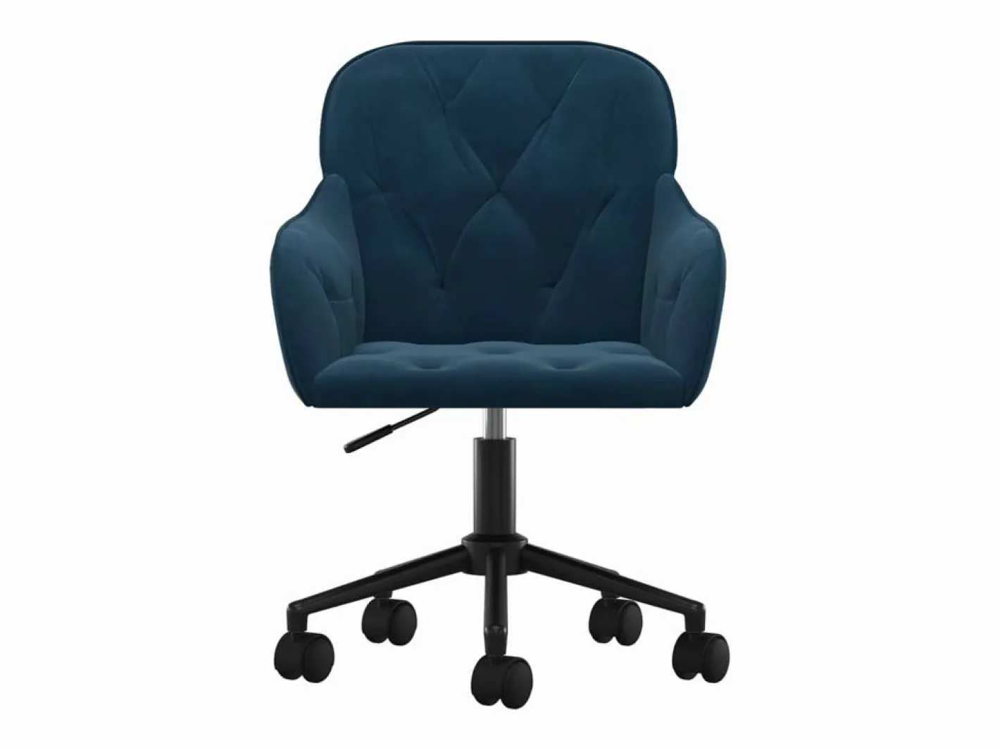 Silla de oficina giratoria terciopelo ES320595 Azul Sale