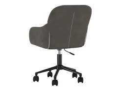 Silla De Escritorio|Silla de oficina giratoria de terciopelo oscuro ES543929