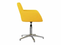 Clicnbuy Silla De Escritorio|Silla de oficina giratoria de tela claro