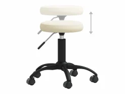 Silla de oficina giratoria de terciopelo^Clicnbuy Online