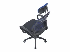 ADEC Silla de oficina Kneck reposacabezas regulable 106-116x58,5x56 cm Azul Best
