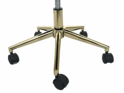 MCW Silla de oficina -J62 de terciopelo con reposabrazos, Negro Sale