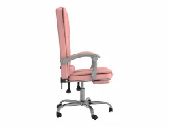 Silla de oficina reclinable masaje cuero sintético^Clicnbuy Best
