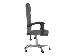 Silla de oficina reclinable cuero sintético^Clicnbuy
