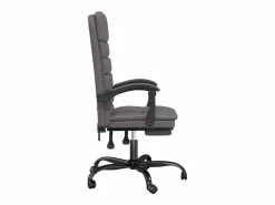 Clicnbuy Silla De Oficina|Silla de oficina reclinable masaje cuero sintético