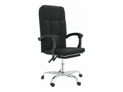Silla de oficina reclinable cuero sintético^Clicnbuy New