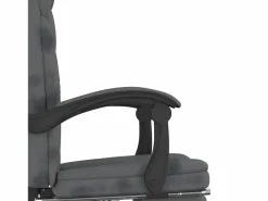 Clicnbuy Silla de oficina reclinable de tela oscuro Gris Sale
