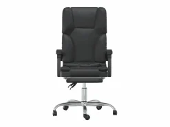 Clicnbuy Silla De Oficina|Silla de oficina reclinable masaje cuero sintético