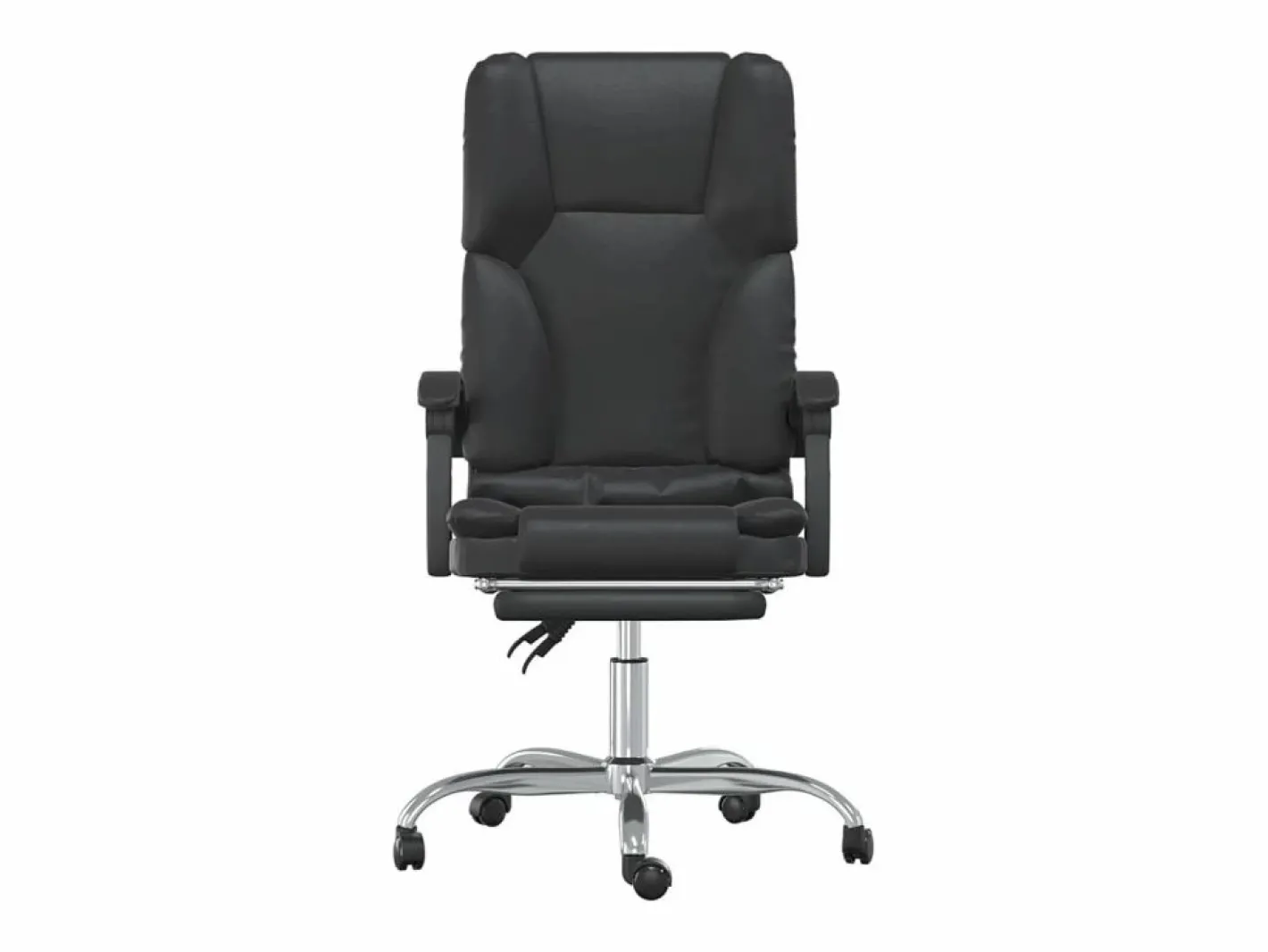 Clicnbuy Silla De Oficina|Silla de oficina reclinable masaje cuero sintético