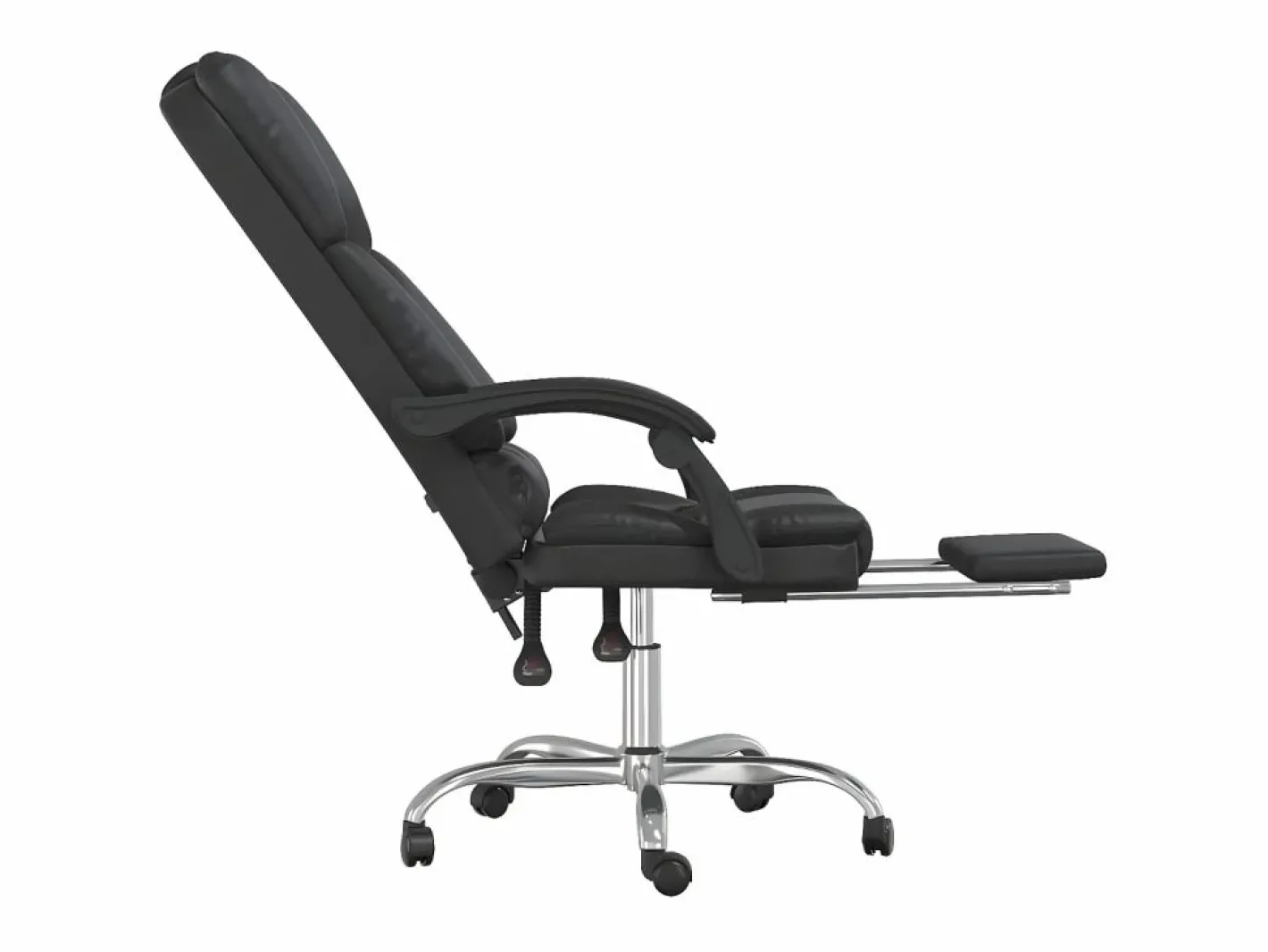 Clicnbuy Silla De Oficina|Silla de oficina reclinable masaje cuero sintético