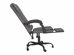 Clicnbuy Silla De Oficina|Silla de oficina reclinable masaje cuero sintético