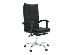 Clicnbuy Silla De Oficina|Silla de oficina reclinable cuero sintético